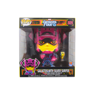 * Funko Pop! Galactus with Fallen One 10-Inch, Black Light, Fantastic Four 809 – Previews Exclusive