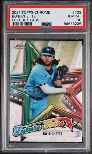2021 TOPPS CHROME FUTURE STARS BO BICHETTE #FS2 - PSA 10