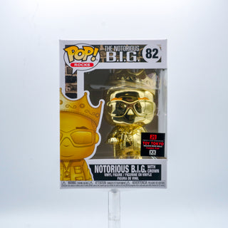 * Funko Pop! Notorious B.I.G. with Crown Gold 82 – 2020 Toy Tokyo Exclusive