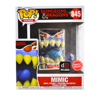* Funko Pop! Mimic with Dice (6-Inch, Dungeons & Dragons) 845 – GameStop Exclusive