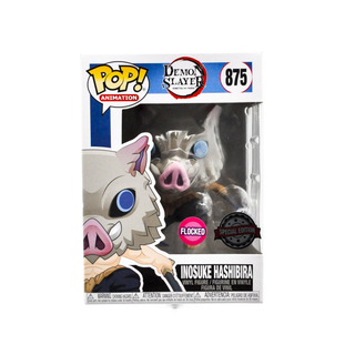 * Funko Pop! Inosuke Hashibira Flocked, Demon Slayer 875 – Special Edition Exclusive