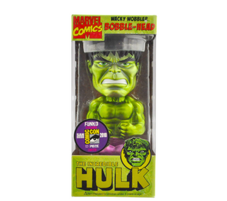 Funko Wacky Wobbler The Incredible Hulk (Metallic) - 2010 SDCC Exclusive /12 Made