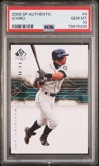 2008 SP AUTHENTIC ICHIRO  #4 - PSA 10