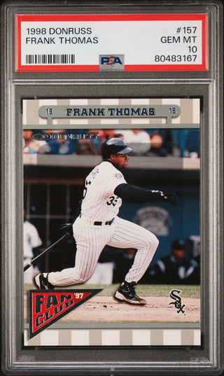 1998 DONRUSS FRANK THOMAS  #157 - PSA 10