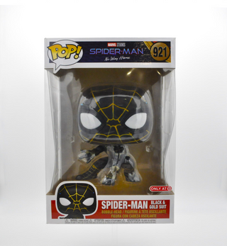* Funko Pop! Spider-Man (Black & Gold Suit, 10-Inch) 921 – Target Exclusive