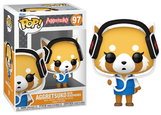 Funko Pop! Aggretsuko with Headphones, Sanrio 97