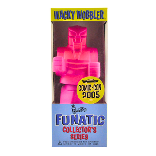 Funko Wacky Wobbler Rock'em Sock'em Robots (Neon Pink) - 2005 SDCC Exclusive