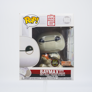 * Funko Pop! Baymax With Mochi Glow in the Dark, 6-Inch, Big Hero 6 **Chase*988 – BoxLunch Exclusive