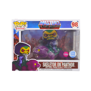 * Funko Pop! Skeletor on Panthor Rides, Flocked, Masters of the Universe 98 – Funko Shop Exclusive