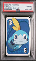 2020 UNO POKEMON SOBBLE # - Graded PSA NM-MT 8