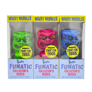 Set of 3 Funko Wacky Wobblers Freaky Tiki - 2005 SDCC Exclusive