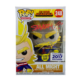 Chris Sabat Signed Pop - All Might (My Hero Academia) - Glow in the Dark/2017 Funimation Exclusive *JSA Certified*