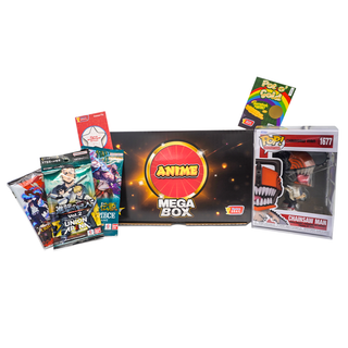 Mystery Grail Anime Mega Box - Funko Pop, Sealed Booster Packs, Enamel Pin & Bonus Items