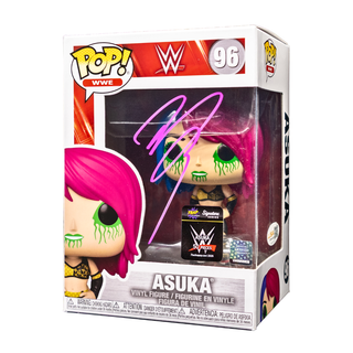 Asuka Signed Asuka Funko Pop - 7BAP Signature Series