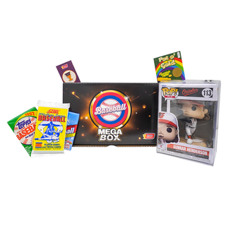 Mystery Grail Baseball Mega Box - Funko Pop, Sealed Card Packs, Enamel Pin & Bonus Items