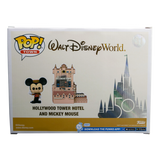 Signature Series Bret Iwan Signed Pop - Hollywood Tower Hotel and Mickey Mouse (Town) 31