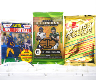 * Bundle of 3 Football Trading Card Packs