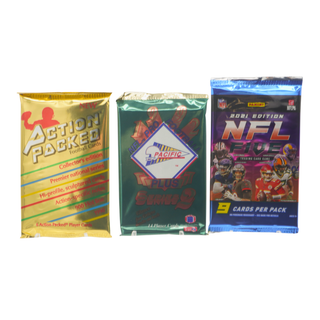 * Bundle of 3 Football Card Packs