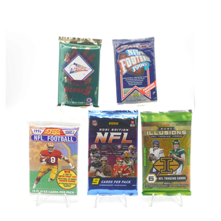 * Bundle of 5 Sealed Football Card Packs