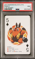 2012 POKEMON BLACK 2 PLAYING CARDS PIGNITE # - Graded PSA MINT 9