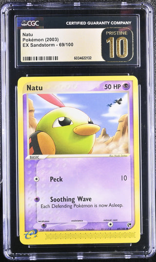 2003 EX Sandstorm Natu 69/100 CGC PRISTINE 10