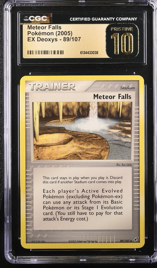 2005 EX Deoxys Meteor Falls 89/107 CGC PRISTINE 10