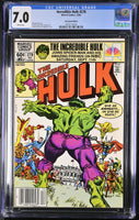 Incredible Hulk #278 (1982) - Graded CGC 7