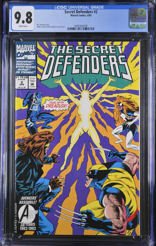 Secret Defenders #2 (4/93) Graded CGC 9.8