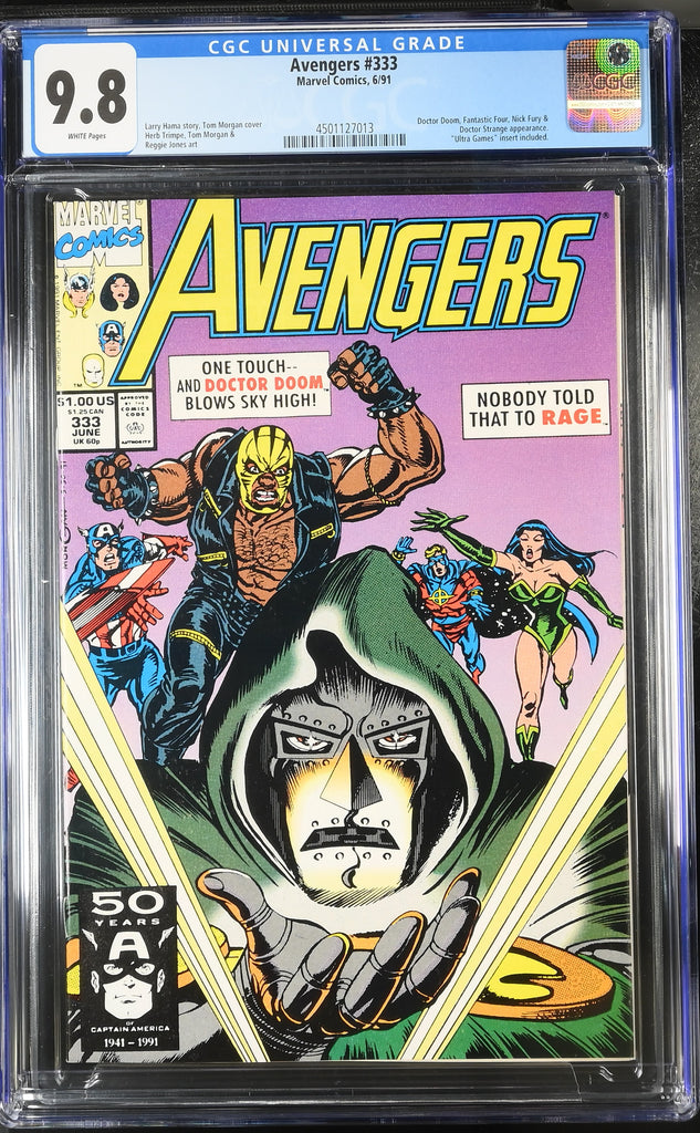 Avengers #333 (1991) - Graded CGC 9.8