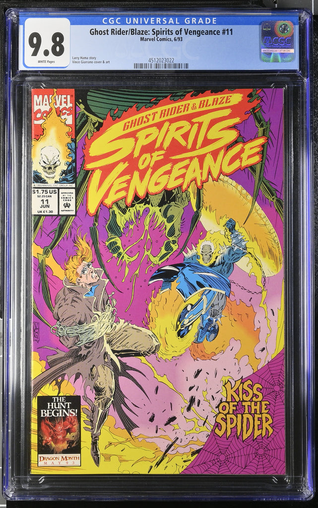 Ghost Rider/Blaze: Spirits of Vengeance #11 (1993) - Graded CGC 9.8