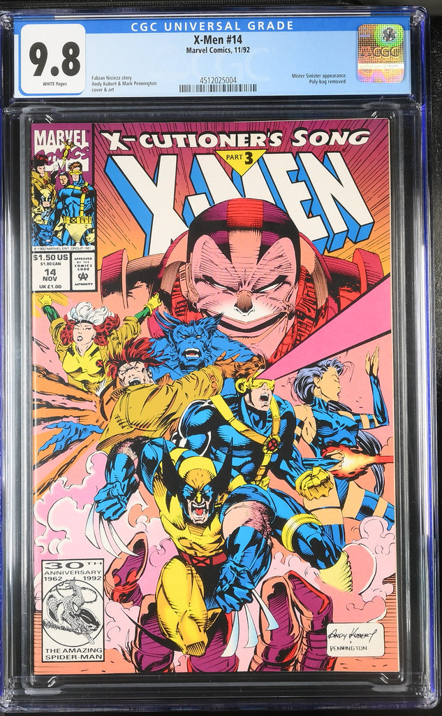 X-Men #14 (1992) - Graded CGC 9.8