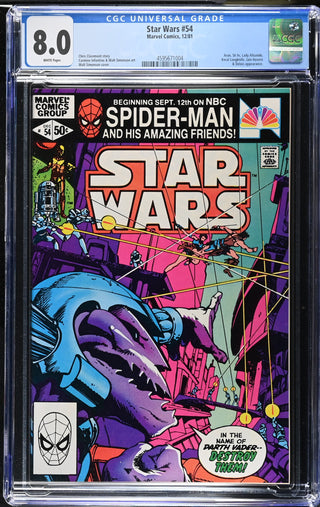 Star Wars #54 (12/81) Graded CGC 8