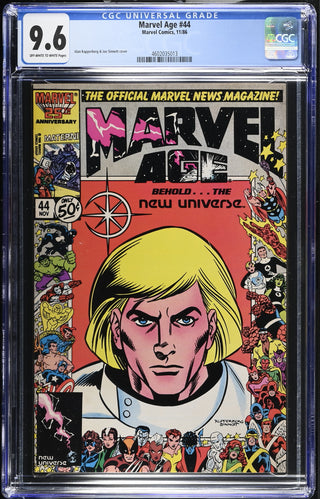 Marvel Age #44 (11/86) Graded CGC 9.6