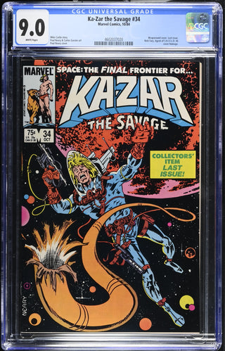 Ka-Zar the Savage #34 (10/84) Graded CGC 9