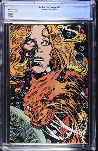 Ka-Zar the Savage #34 (10/84) Graded CGC 9
