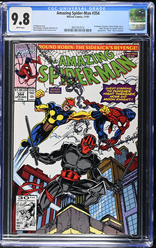 Amazing Spider-Man #354 (11/91) Graded CGC 9.8