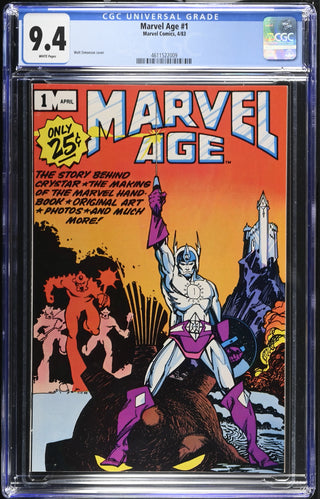 Marvel Age #1 (4/83) Graded CGC 9.4
