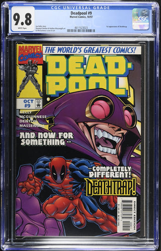 Deadpool #9 (10/97) Graded CGC 9.8