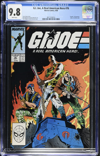 G.I. Joe, A Real American Hero #76 (9/88) Graded CGC 9.8