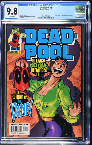 Deadpool #6 (6/97) Graded CGC 9.8