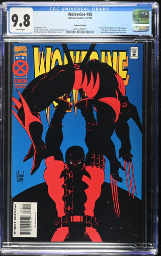 Wolverine #88 (12/94) Graded CGC 9.8 Deluxe Edition