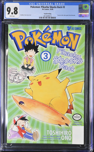 Pokemon: Pikachu Shocks Back #3 (10/99) Graded CGC 9.8 Fourth Printing