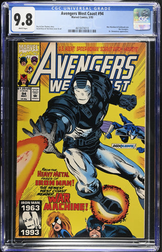 Avengers West Coast #94 (5/93) Graded CGC 9.8