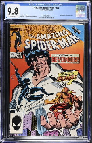 Amazing Spider-Man #273 (2/86) Graded CGC 9.8