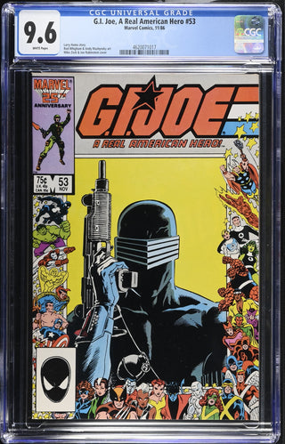 G.I. Joe, A Real American Hero #53 (11/86) Graded CGC 9.6
