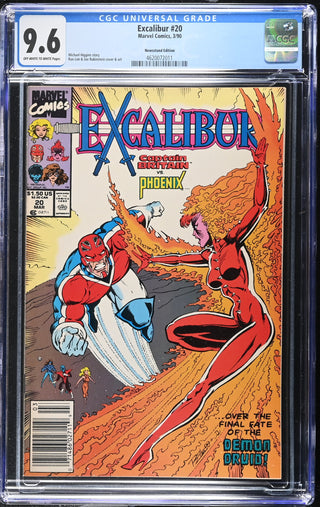 Excalibur #20 (3/90) Graded CGC 9.6 Newsstand Edition