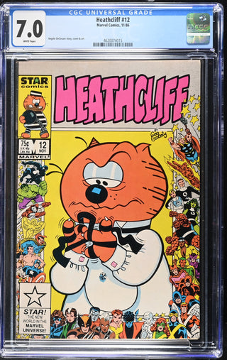 Heathcliff #12 (11/86) Graded CGC 7