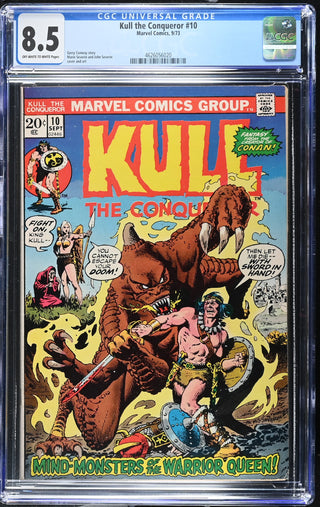 Kull the Conqueror #10 (9/73) Graded CGC 8.5