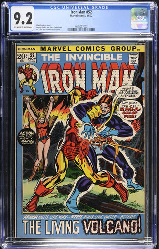Iron Man #52 (11/72) Graded CGC 9.2