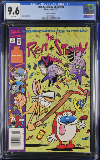 Ren & Stimpy Show #30 (5/95) Graded CGC 9.6 Newsstand Edition
